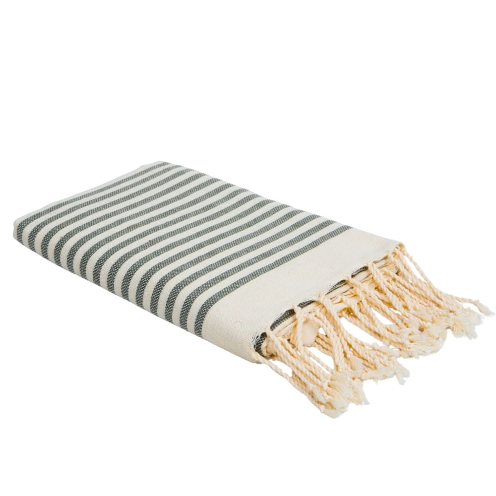 Fouta coton 100x200 vert kaki