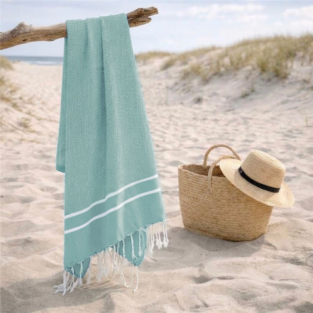 Jacquard fouta aus Baumwolle 100x200 - Maisons Du Monde