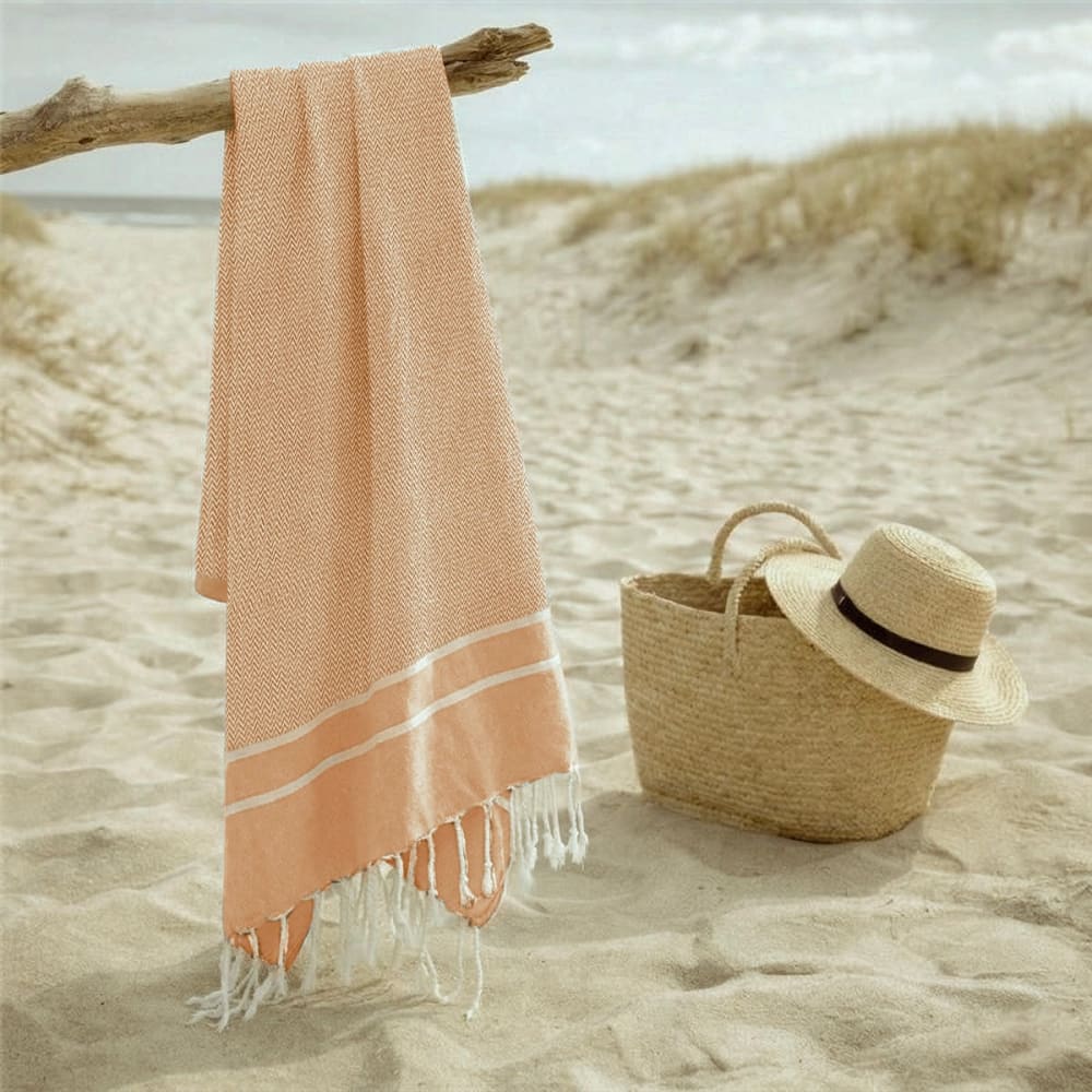 Jacquard fouta aus Baumwolle 100x200 - Maisons Du Monde
