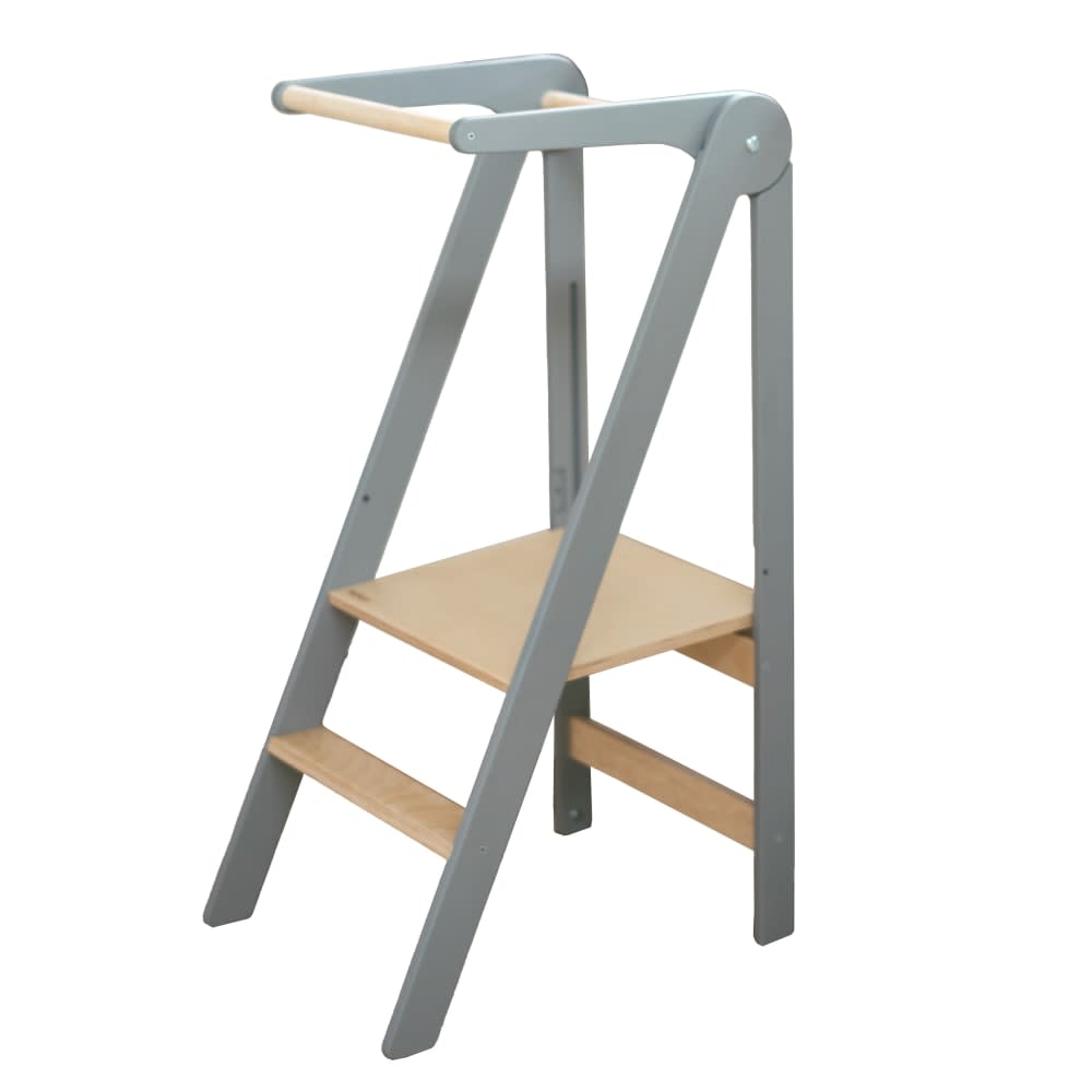 Tour d'observation montessori pliable gris