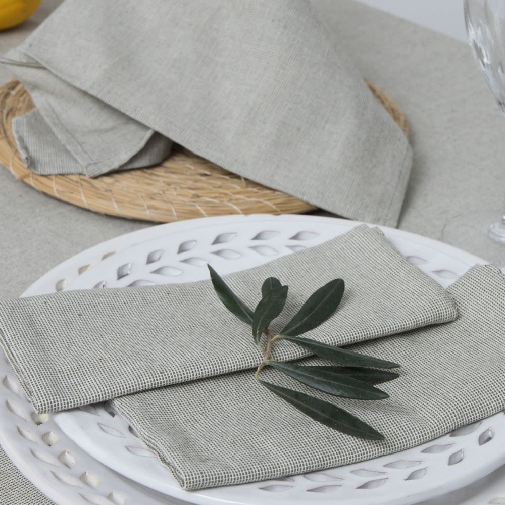 4er-set Stoffservietten aus Baumwolle 45x45 - Maisons Du Monde