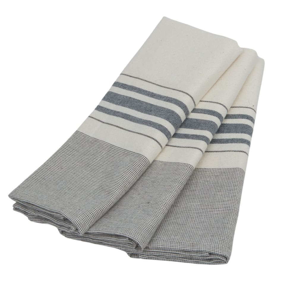 Torchon (x3) coton 45x70 taupe