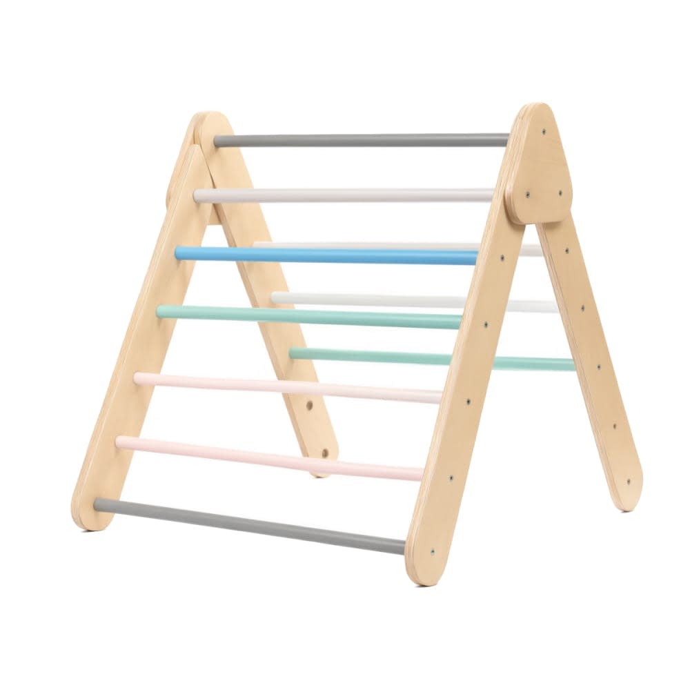 Leg&go Pikler-Kletterdreieck für Kinder aus Holz Mehrfarbig Holz