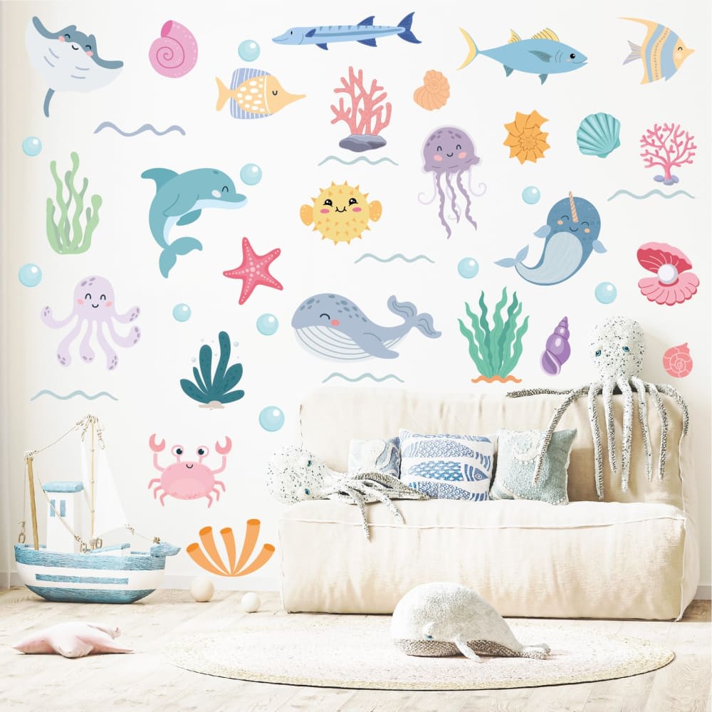Wandsticker fürs Kinderzimmer Fische - Maisons Du Monde