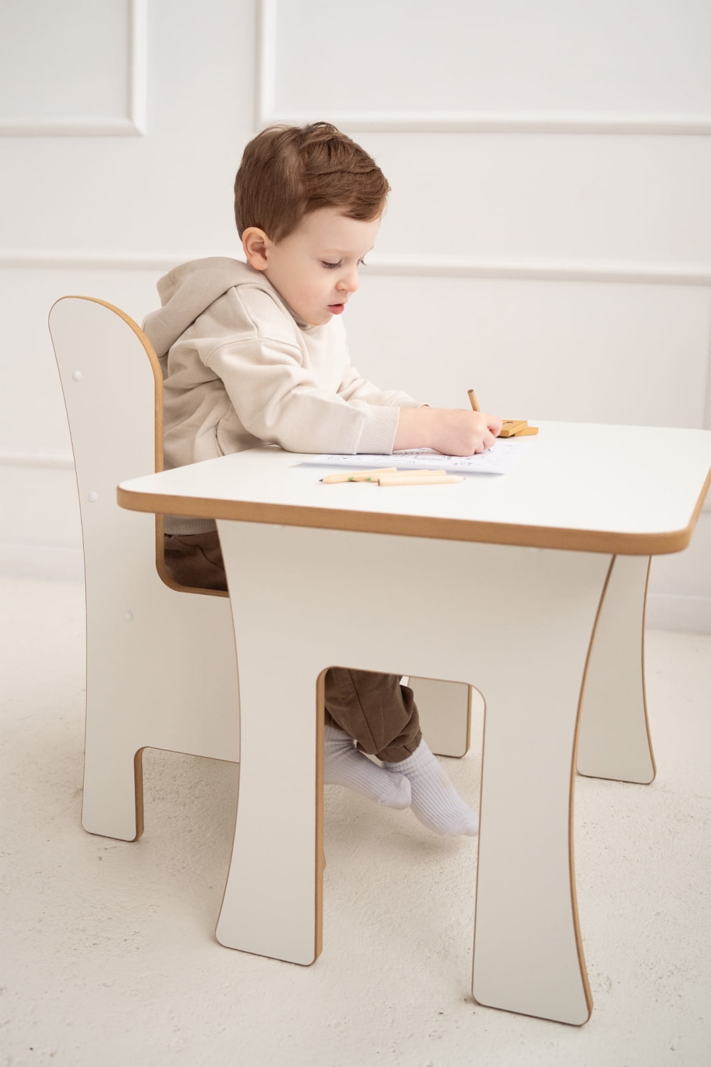Tisch und Stuhl für Kinder aus Holz - Maisons Du Monde