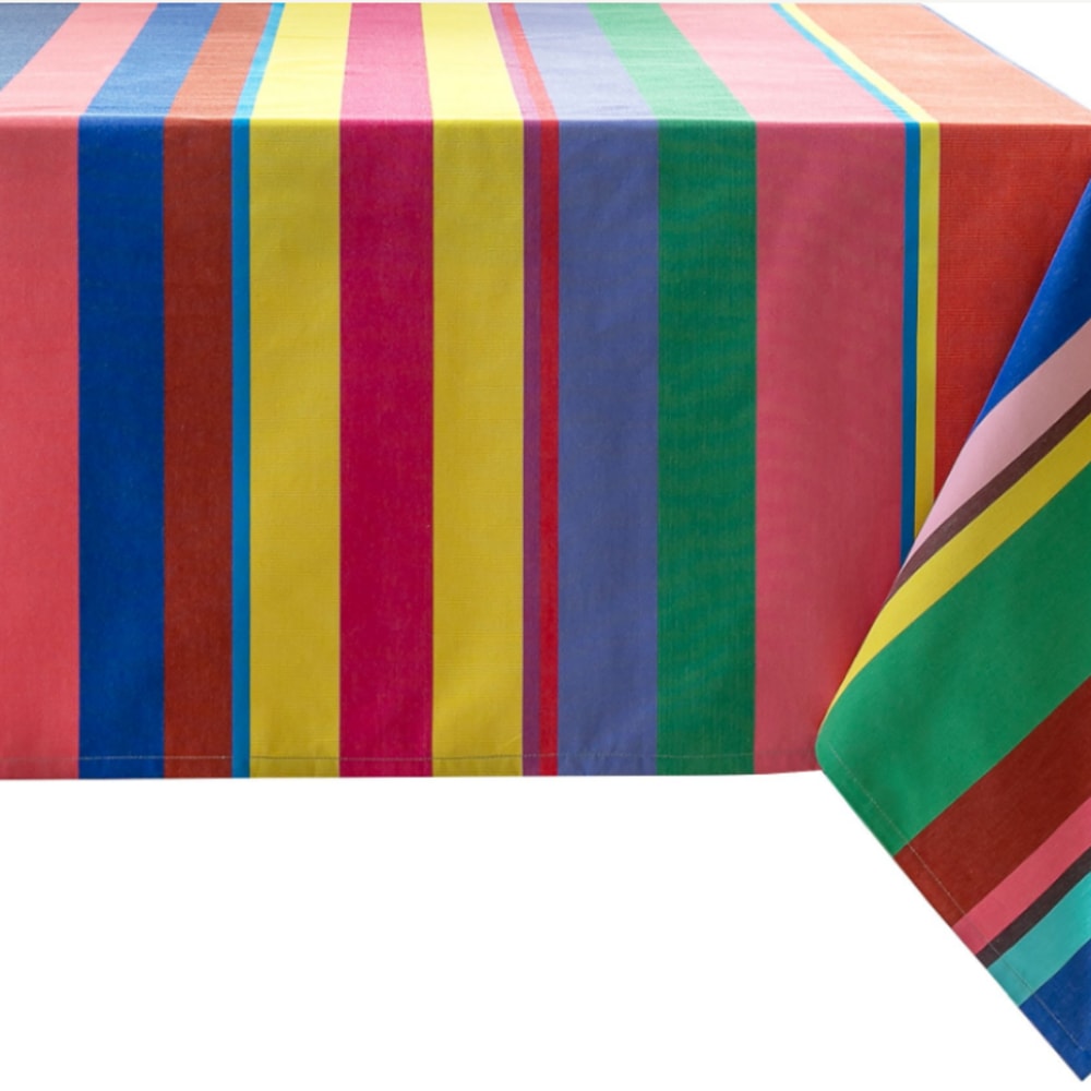 Nappe en coton multicolore 180x180 cm — vue 3