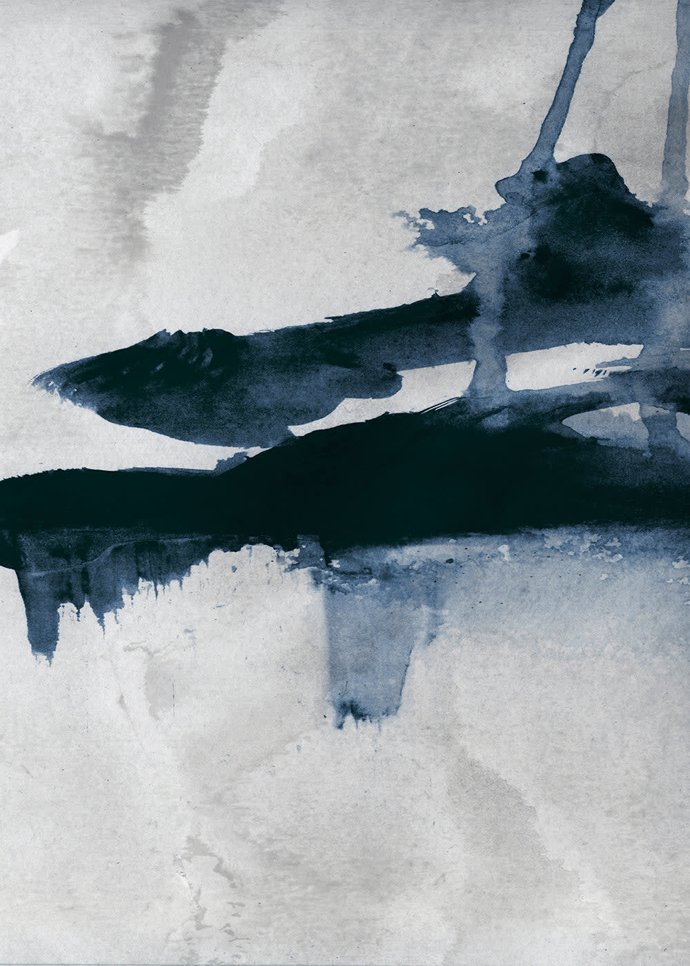 Hannun Dekorativer Kunstdruck, 50 x 70 cm style modern Beige Papier