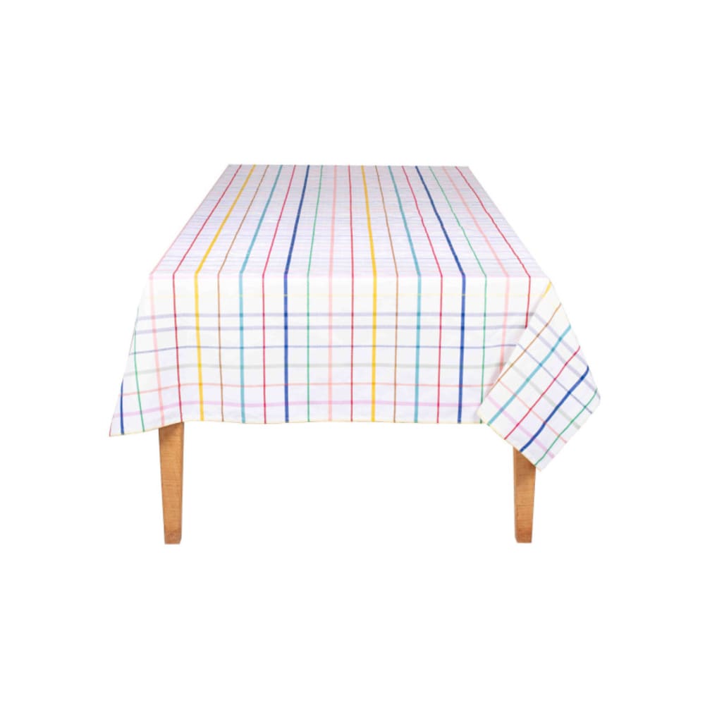 Nappe enduite en coton multicolore 160x160 cm — vue 4