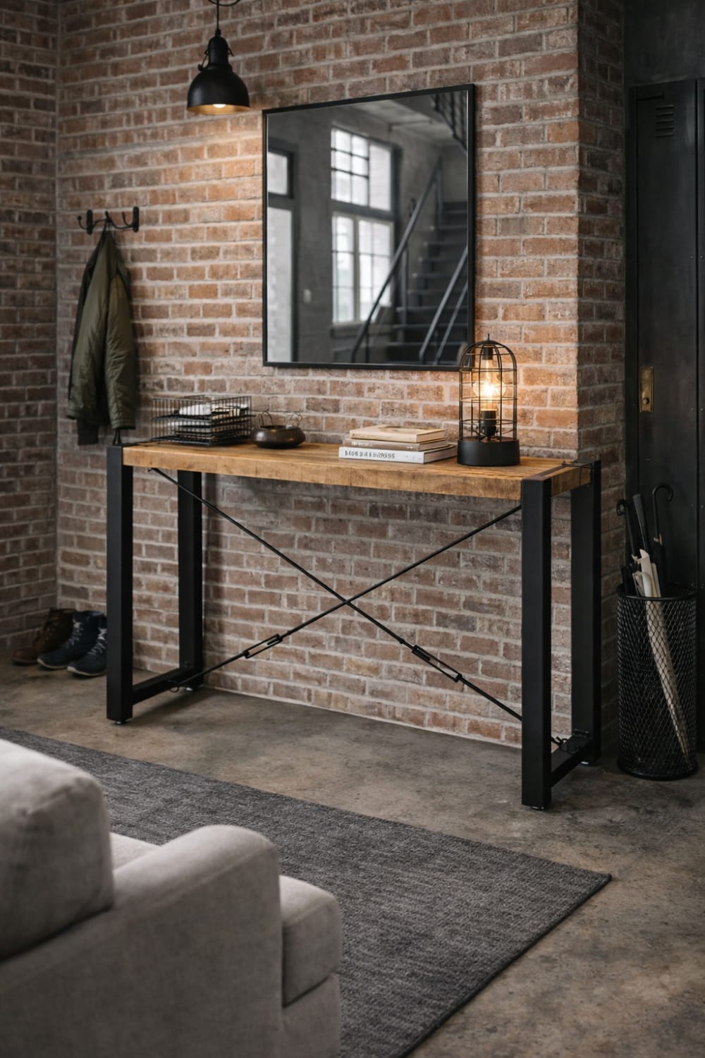 Konsolentisch aus Mangoholz 120cm, Braun - Maisons Du Monde