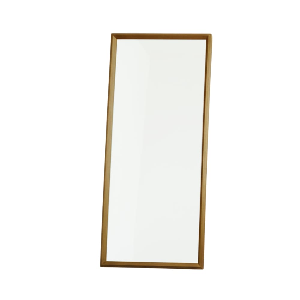 Miroir sur pied avec cadre en bois naturel 160 cm — Beyit