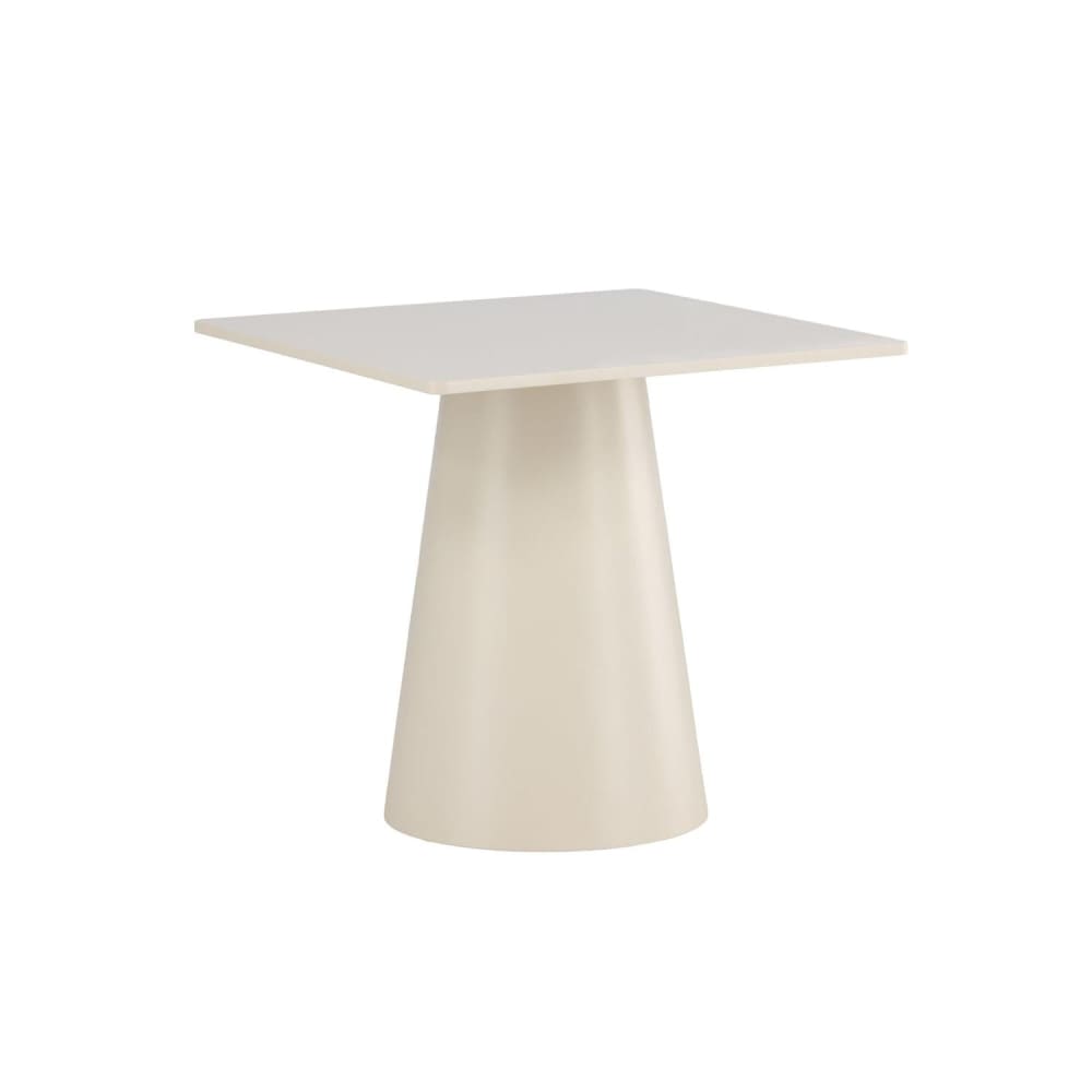 Venture Home Esstisch Lanzi Quadratisch 80cm, beige - Spanplatte