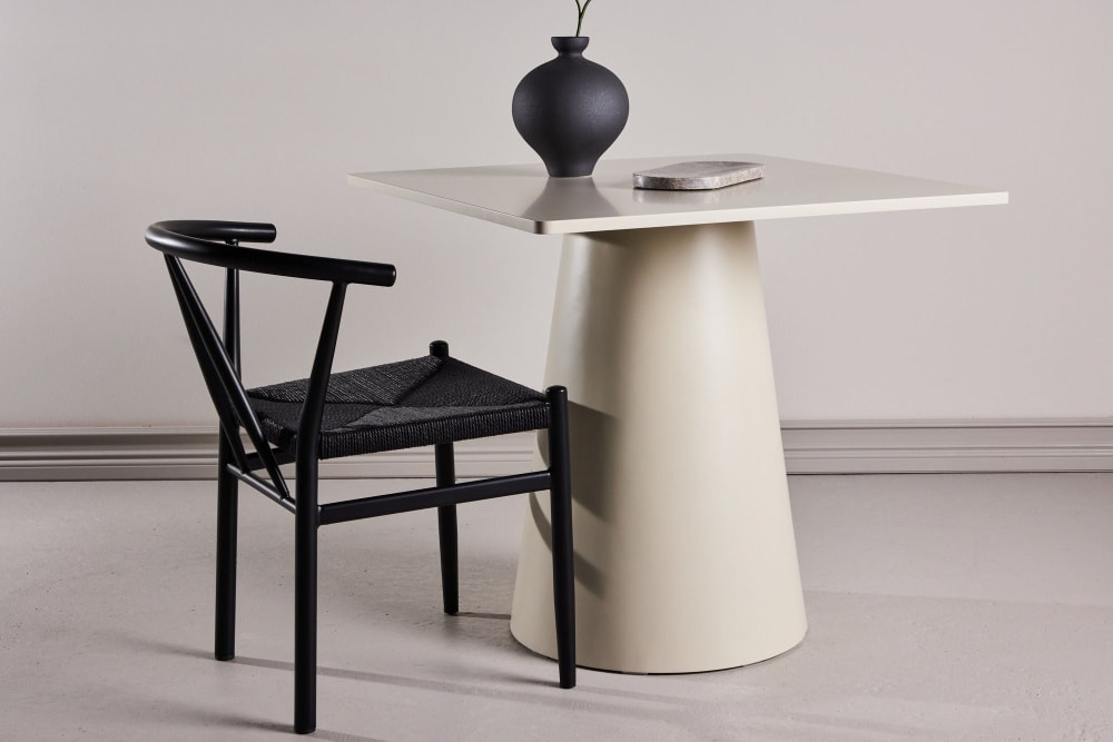 Esstisch Lanzi Quadratisch 80cm, beige - Maisons Du Monde