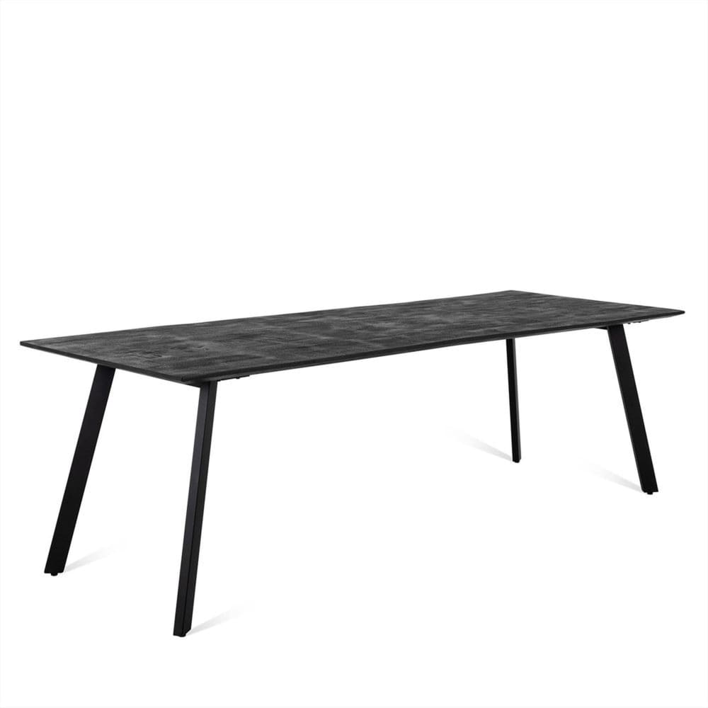 Benoa Esstisch Berlin 220cm, Schwarz Schwarz Holz