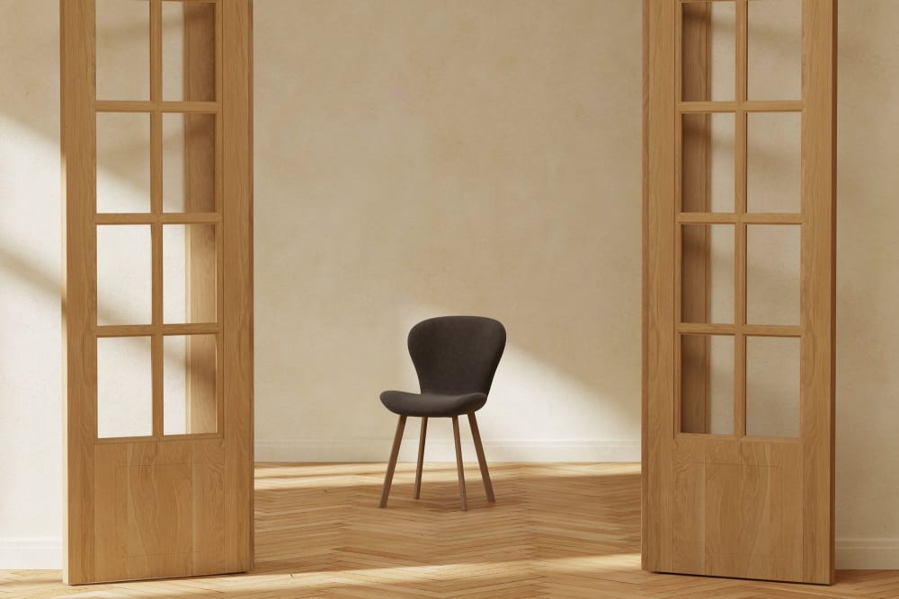 2er-Set Polsterstühle Lilja aus Leinen, Braun - Maisons Du Monde