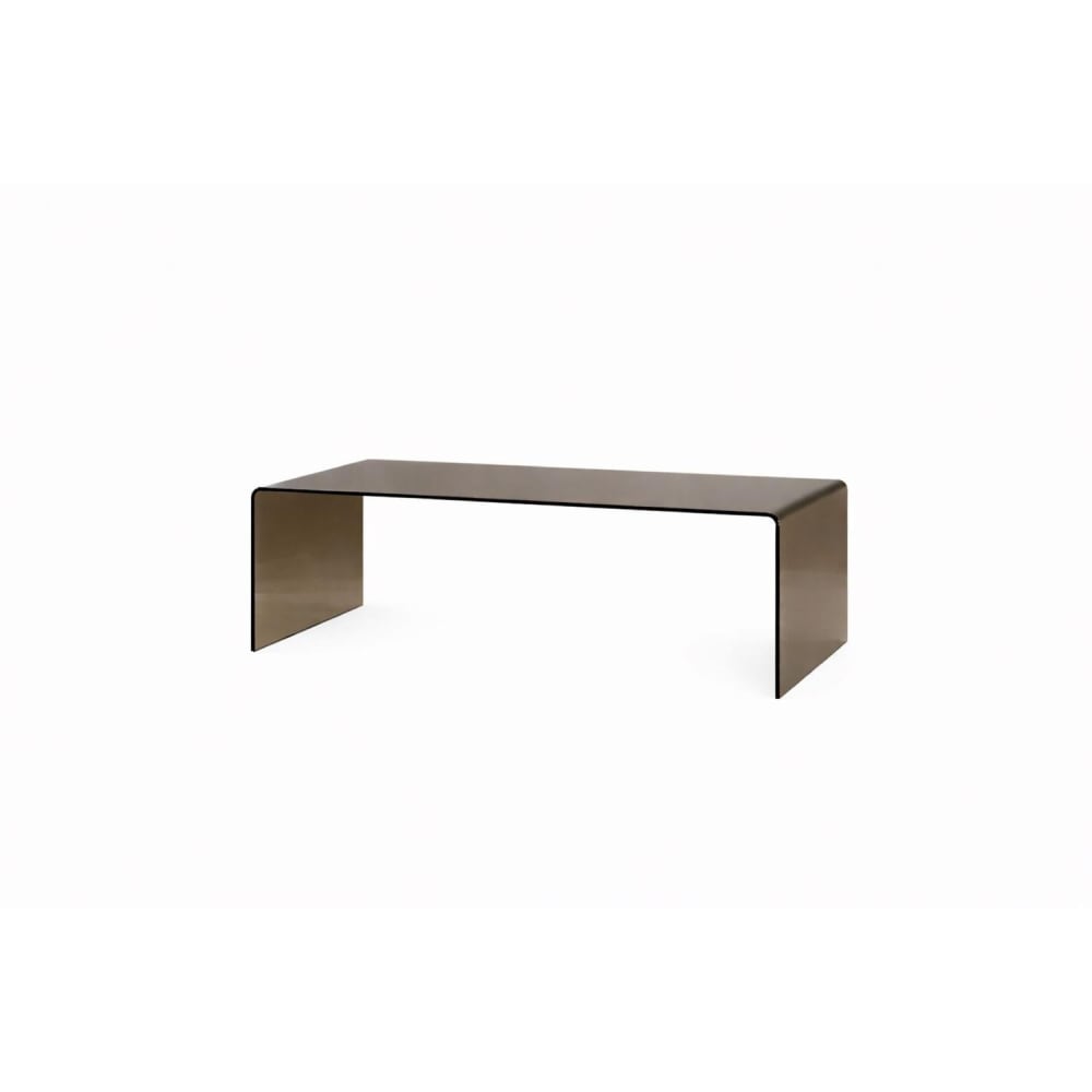 Venture Home Couchtisch Telemark aus Glas 120cm, Braun Braun Glas