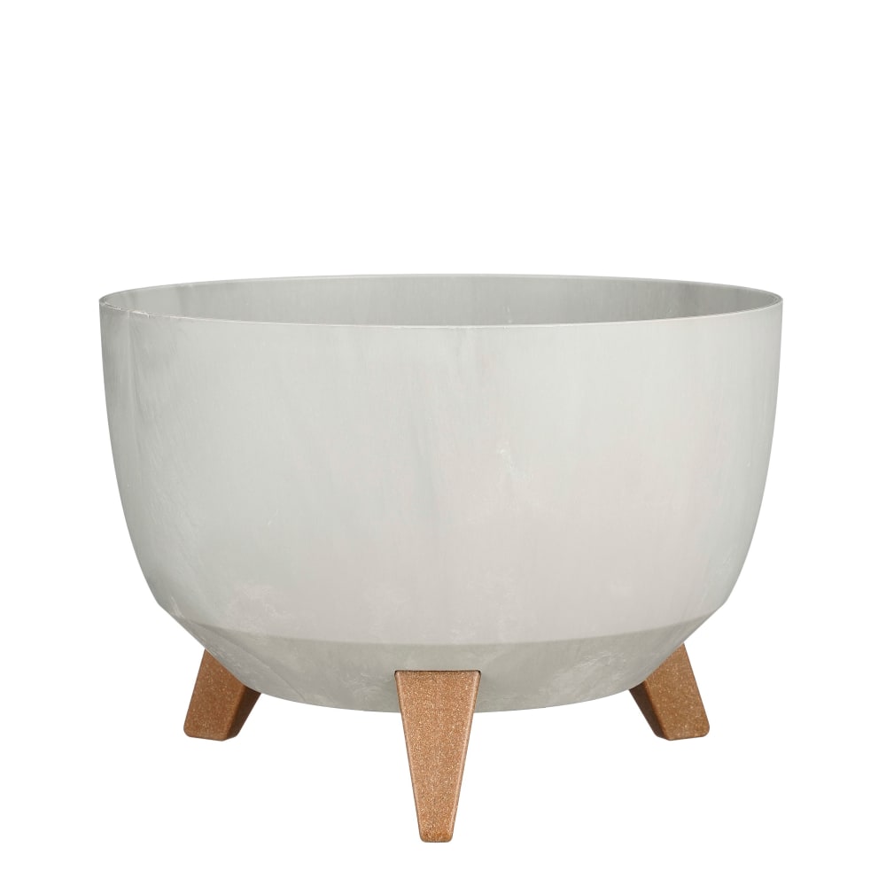 Jardinière d'extérieur Gris Plastique H18.5xl33xL33cm