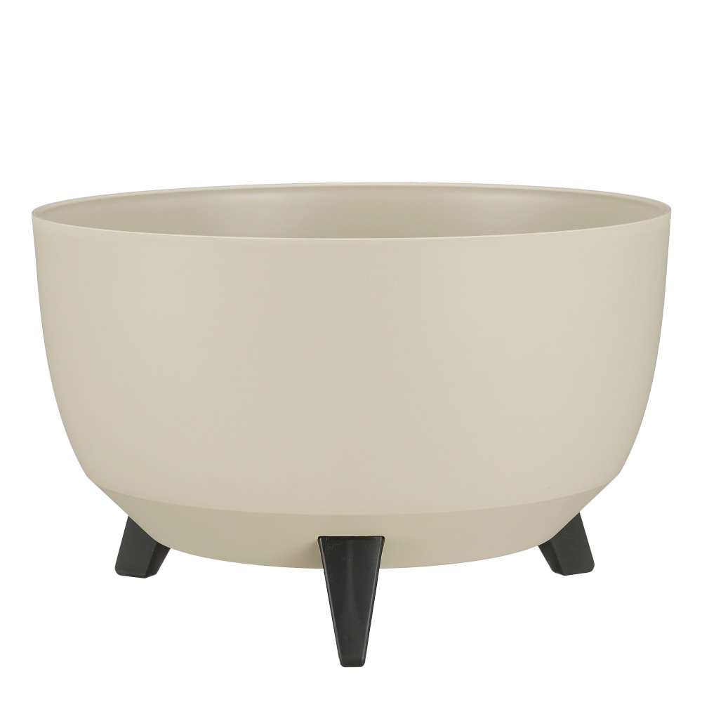 Jardinière d'extérieur Beige Plastique H20.5xl40xL40cm