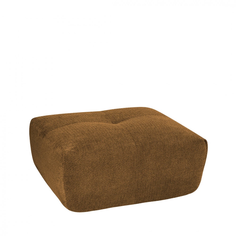 Pouf repose-pieds compressé - bronze