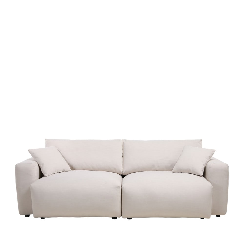 Canapé 3 places en tissu - Beige
