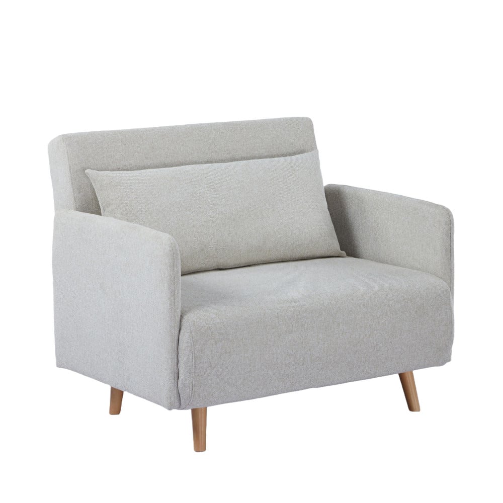 fauteuil convertible - beige clair