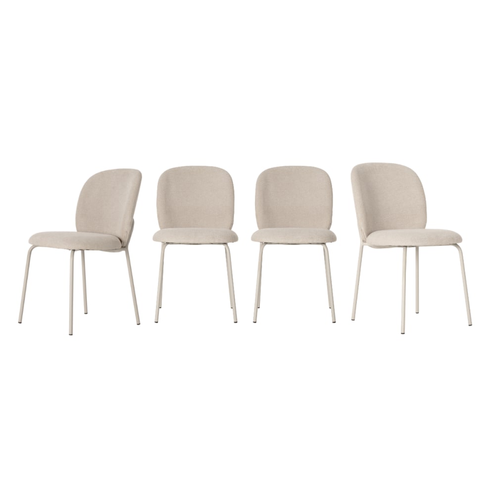 chaises en lot de 4 en