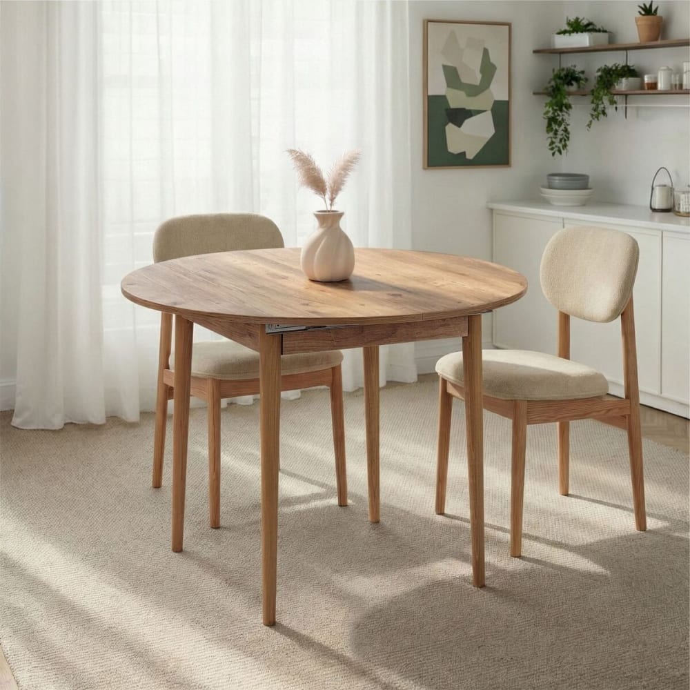 Ausziehbarer Esstisch von 100 bis 131 cm - - Maisons Du Monde