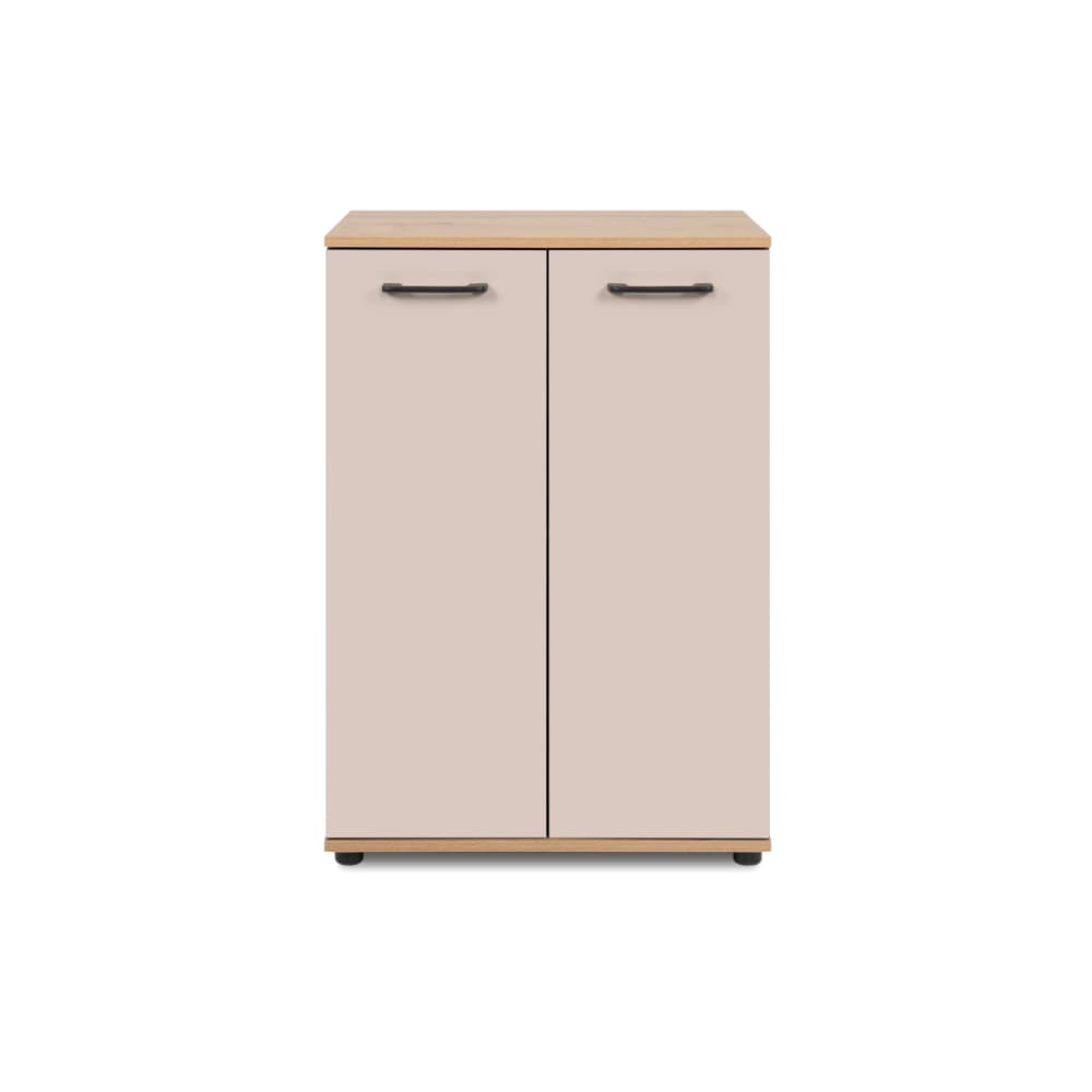 Buffet 2 portes effet chêne et cachemire L60 cm
