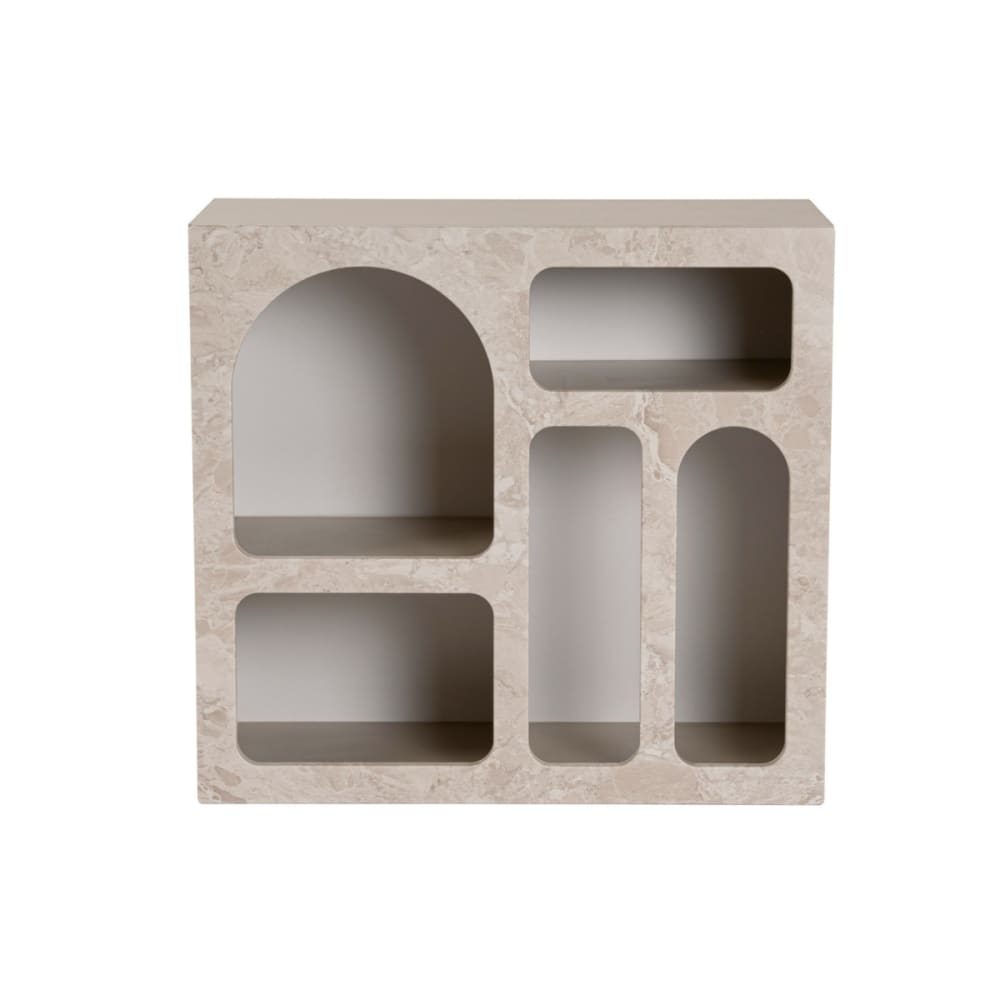 Etagère avec 5 alcoves