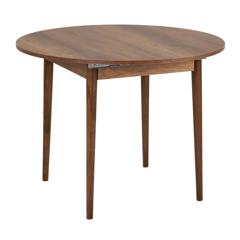 Table à manger extensible L100-131 cm - Effet Noyer