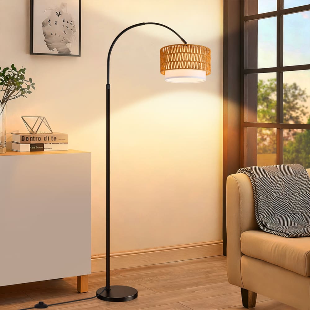 Tamara - lampadaire en métal, coloris noir, l 71 cm, e27, max. 9 w — vue 3