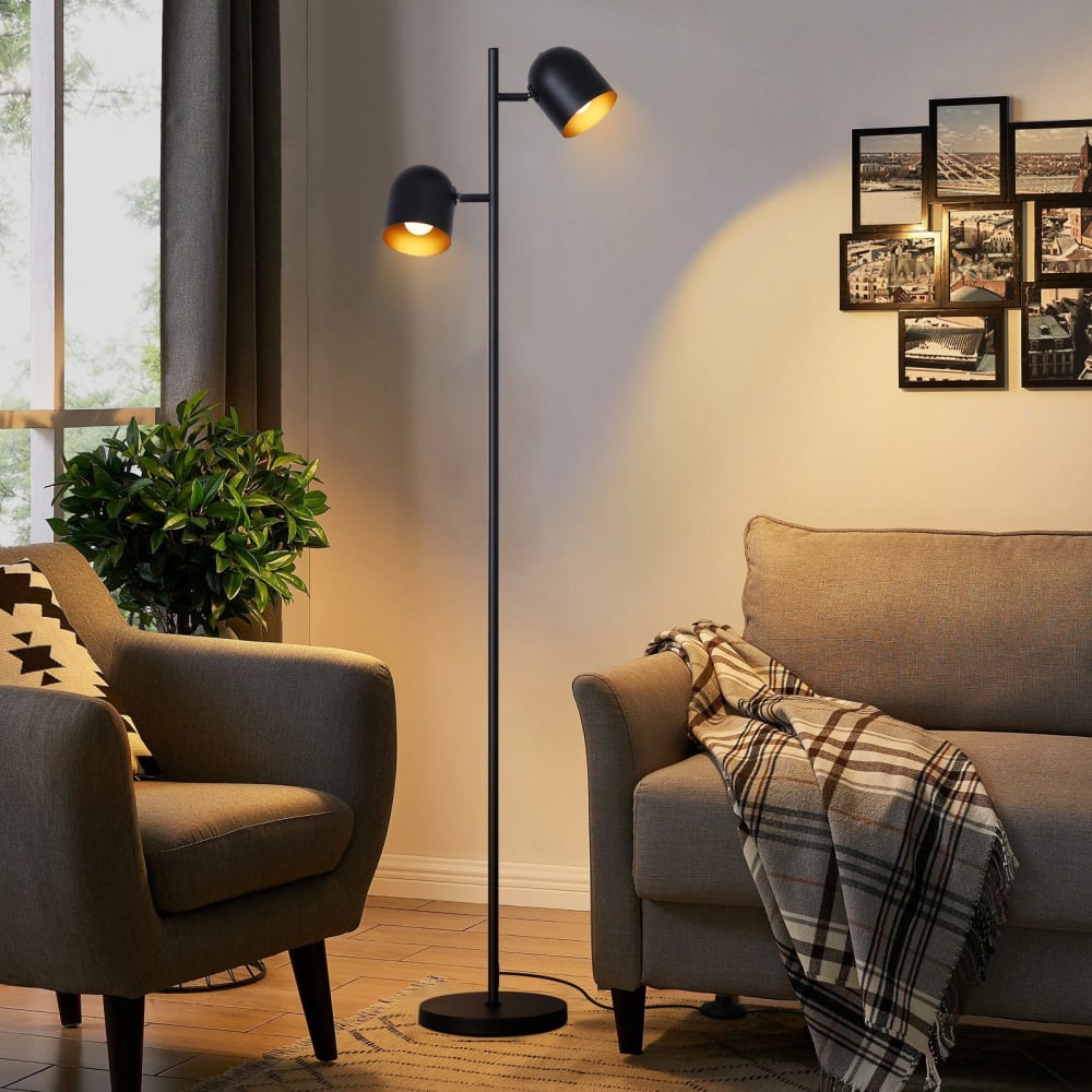 Albertyne - lampadaire en métal, coloris noir, l 35 cm, e14, max. 25 w — vue 3