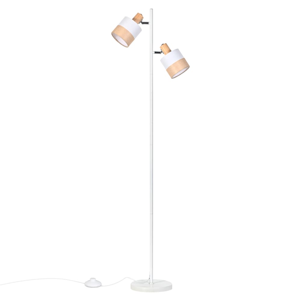 Lampadaire en métal, L:27, noir