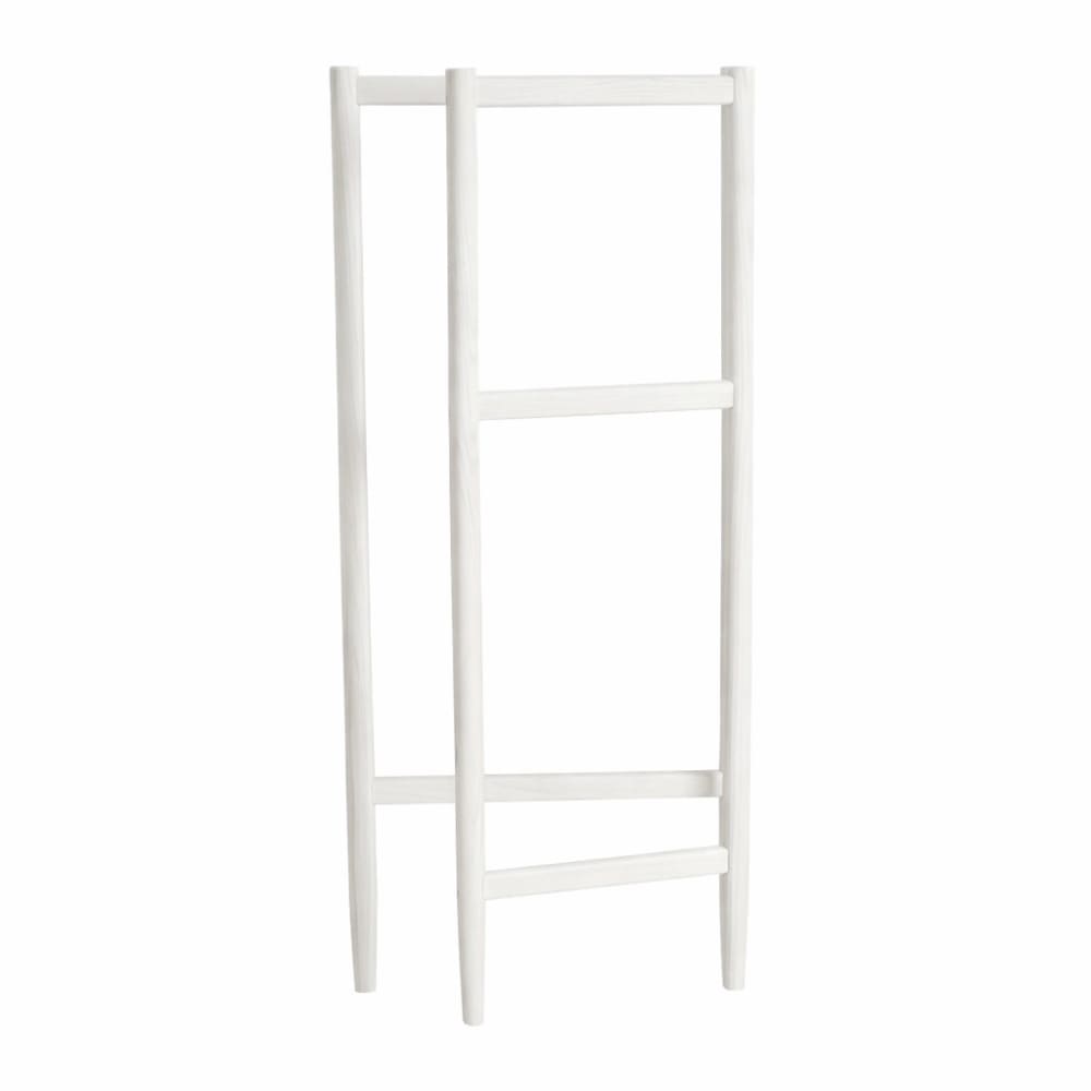 Holz-Kleiderständer klappbar 51,2×130×36,2 cm Weiß - Maisons Du