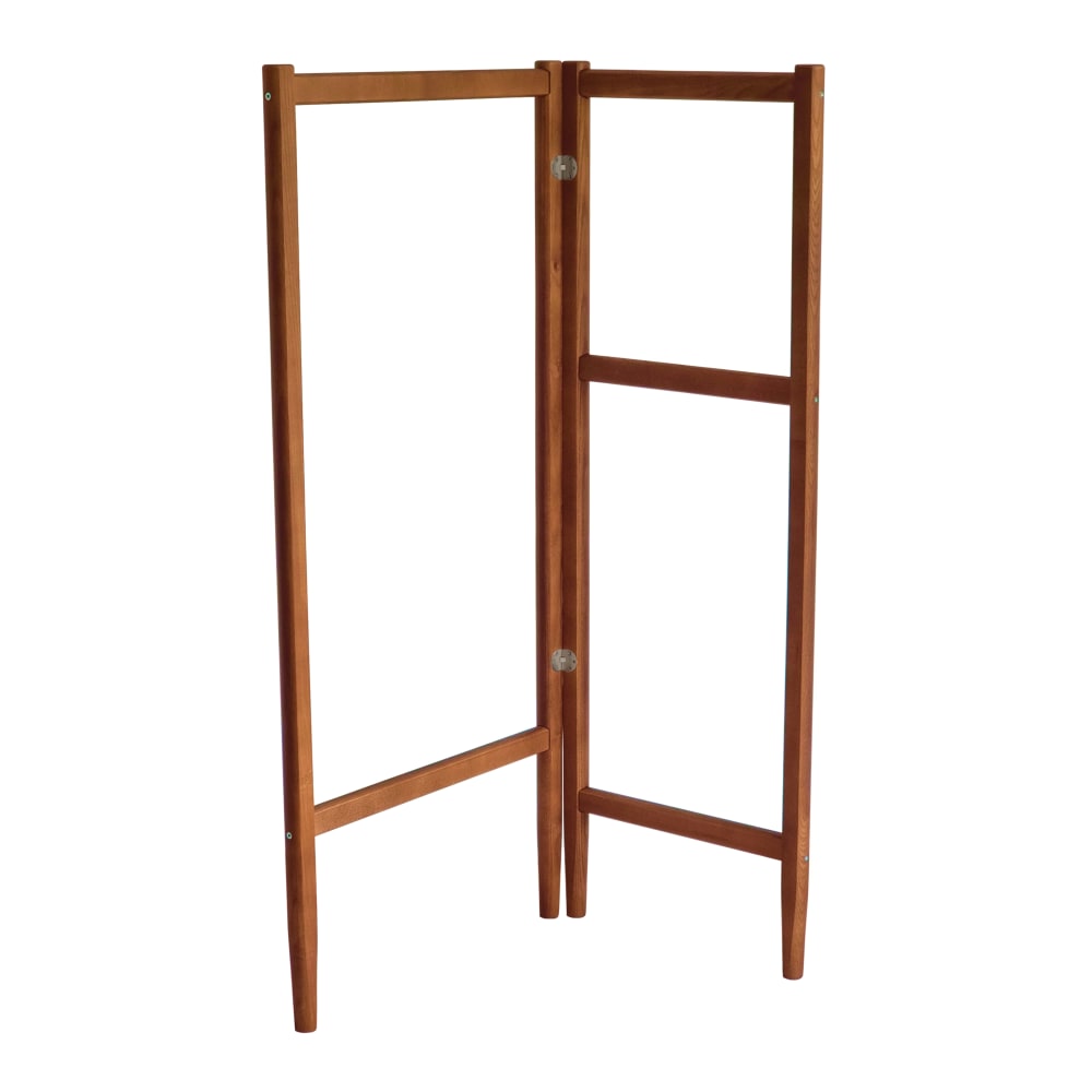 Ragaba Holz-Kleiderständer klappbar 51,2×130×36,2 cm Eiche style modern Taupe Holz