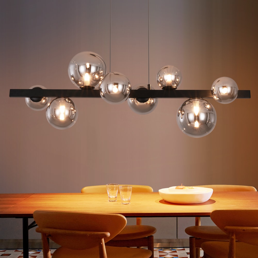 Fry - lustre en métal, coloris noir, l 25 cm, g9, max. 25 w — vue 3