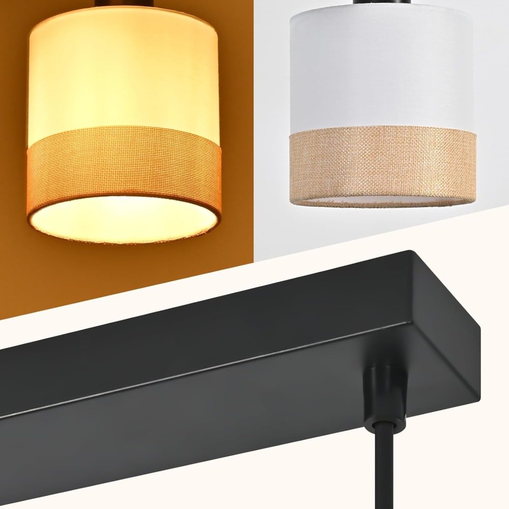Floyd - lustre en métal, coloris noir, l 90 cm, e27, max. 25 w — vue 4