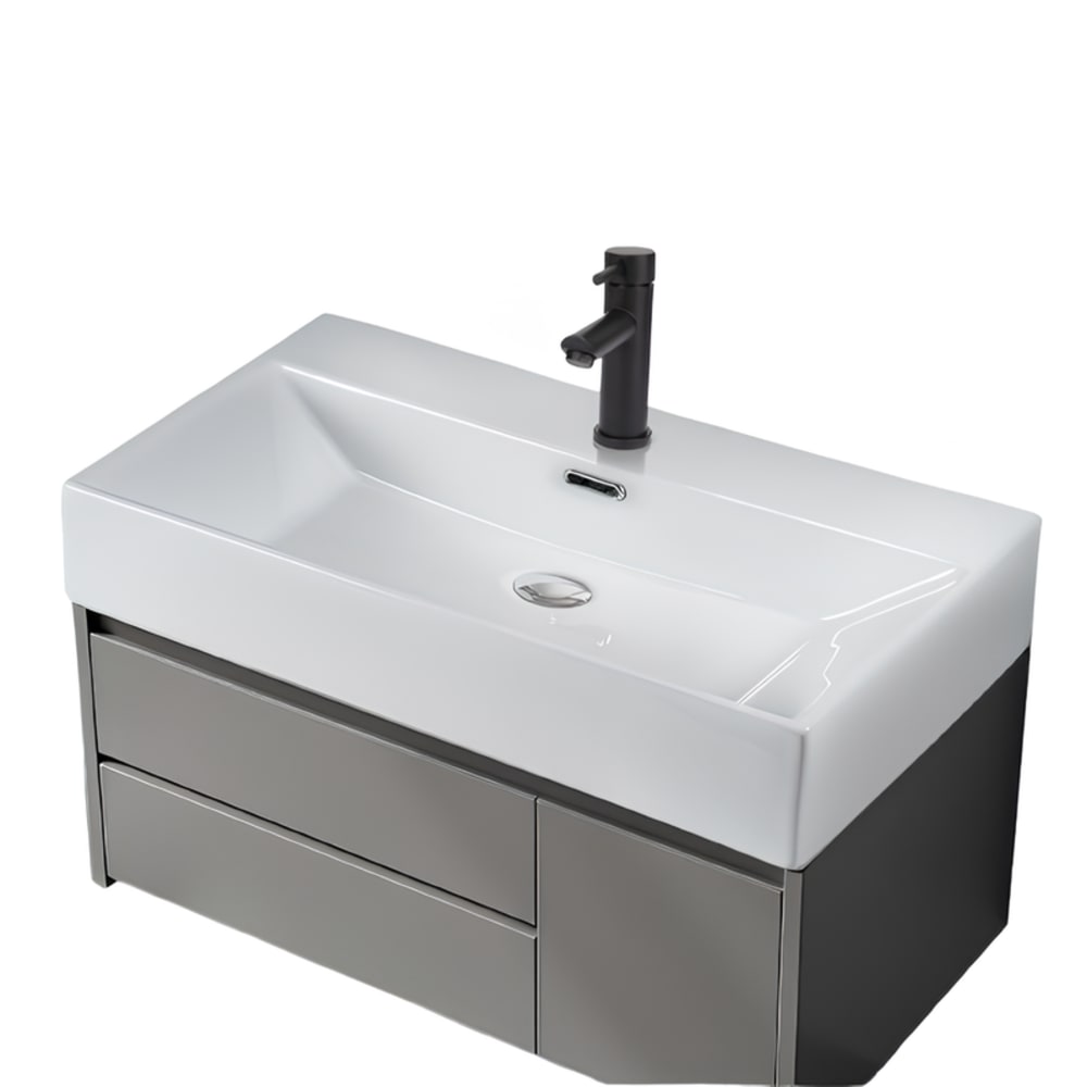 Lavabo en céramique, L:60, blanc