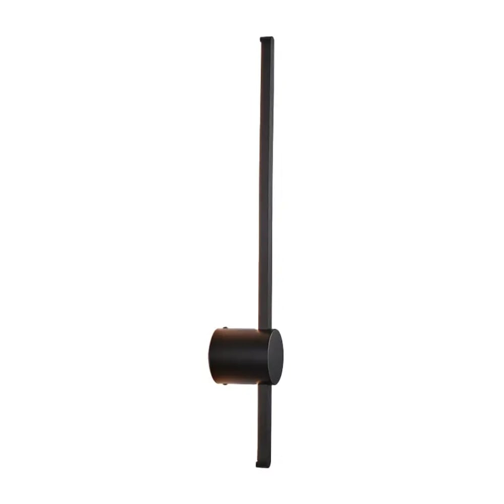 Applique murale linéaire minimaliste 10W 2700K aluminium noir 62 cm