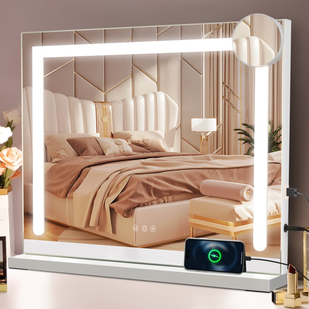 Attendorn - applique murale led en métal, blanc, l 58 cm — vue 3
