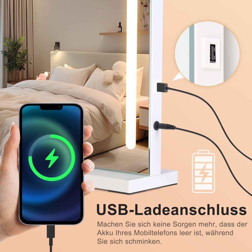 Attendorn - applique murale led en métal, blanc, l 58 cm — vue 4