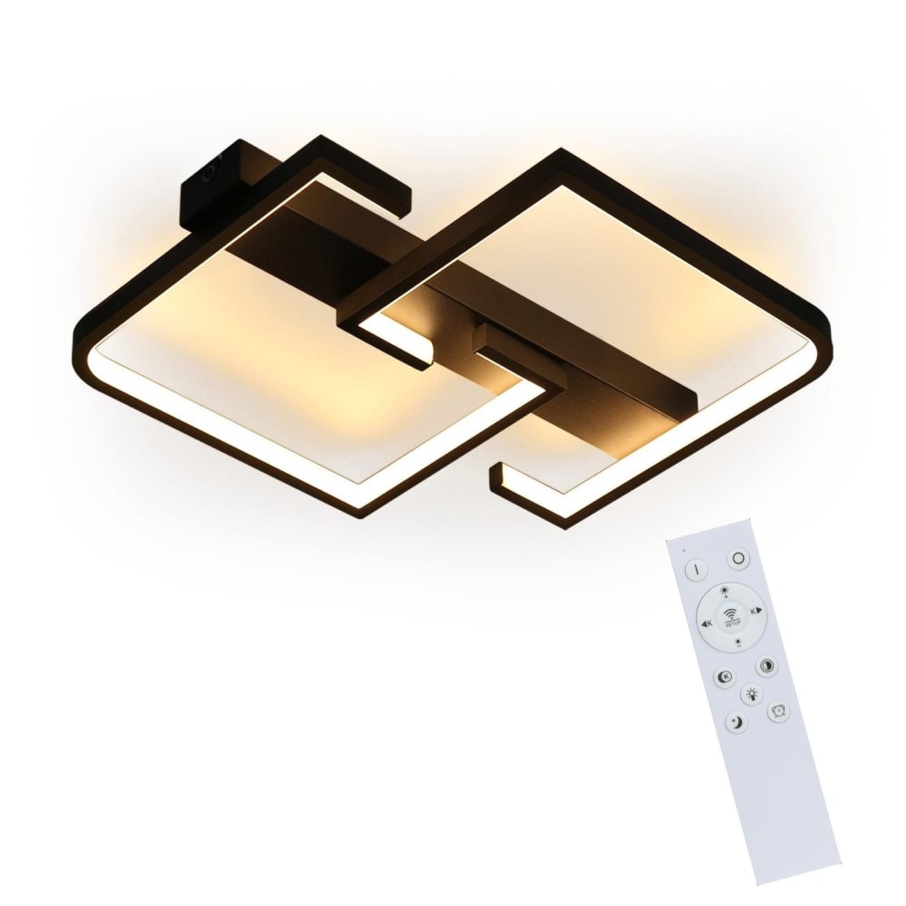 Fürth - plafonnier en métal, coloris doré, l 80 cm, max. 35 w