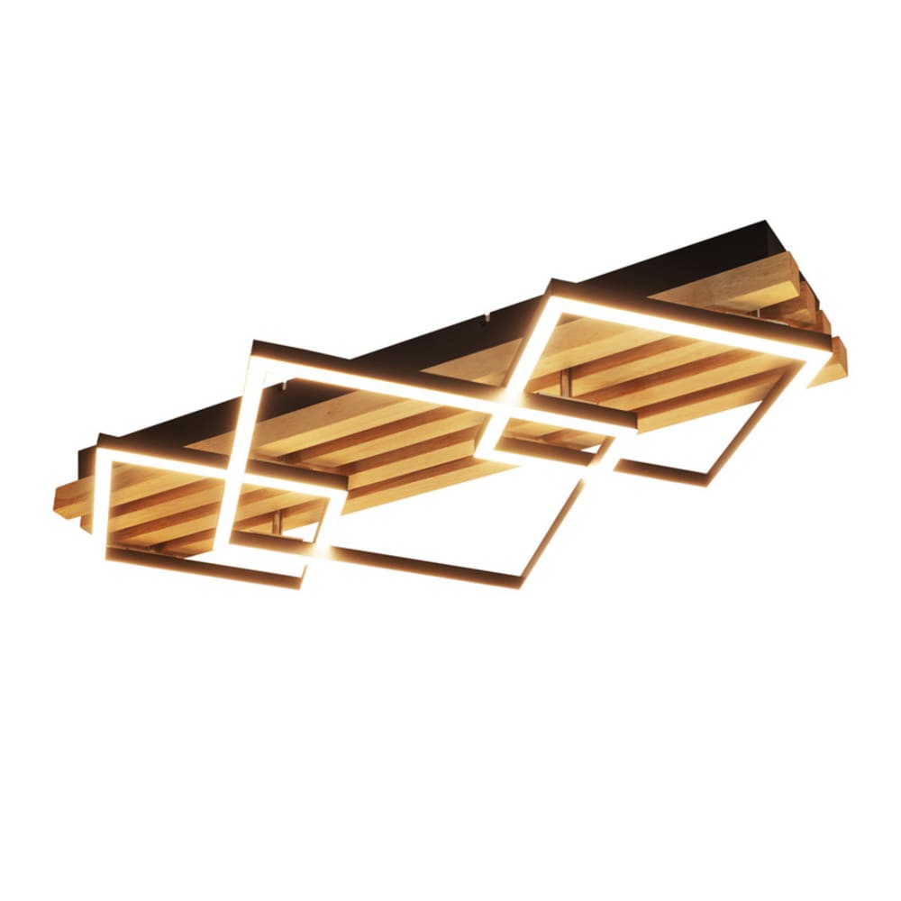 Alvira - plafonnier led en métal, coloris argent, l 9 cm