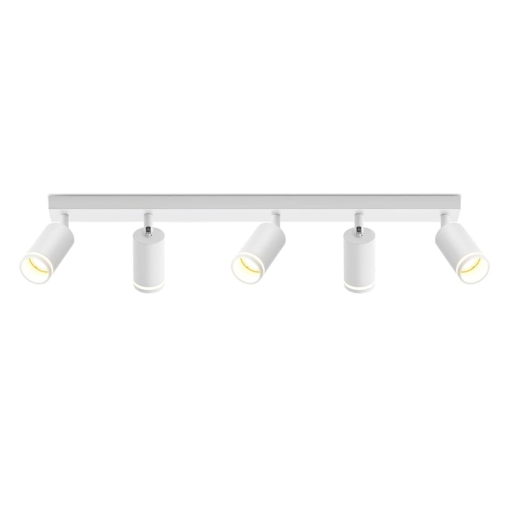 Bocholt - spot de plafond en métal, noir, l 6 cm, gu10
