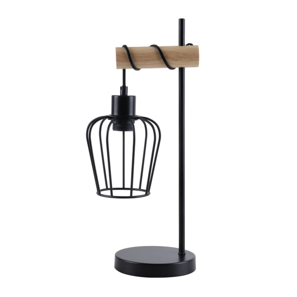 Yarnell - lampe de table en métal, marron, l 46 cm, e27