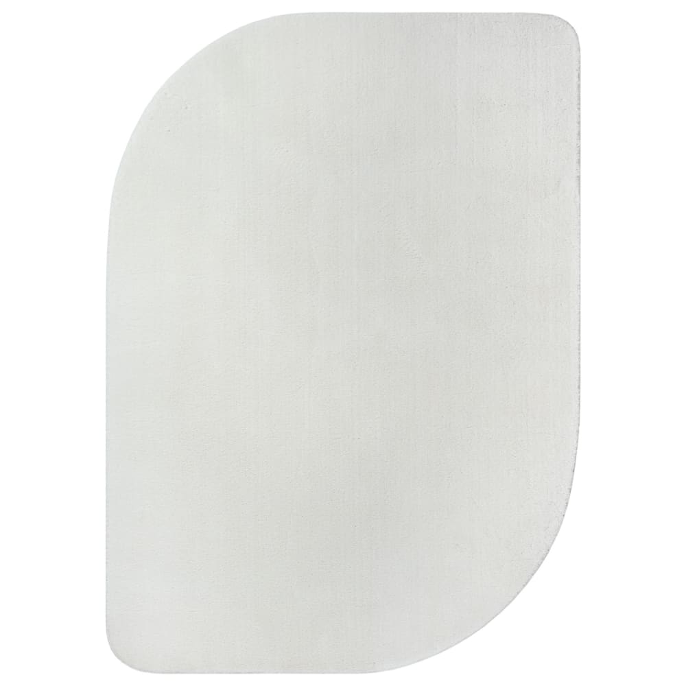 Tapis modern antidérapant lavable, crème, 120 x 160 cm