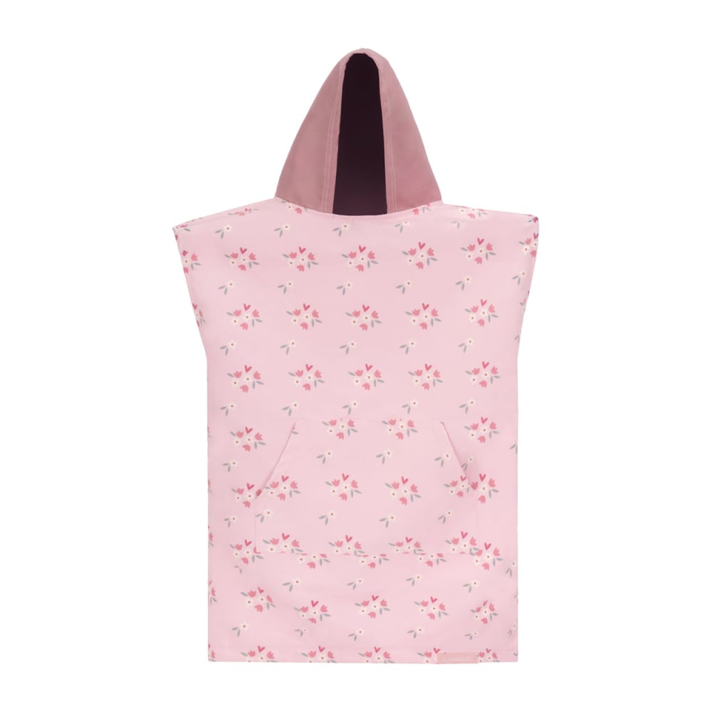 Flamingueo Kinder Strandponcho Mikrofaser schnelltrocknend 1-3 Jahre rosa Mikrofaser Baby