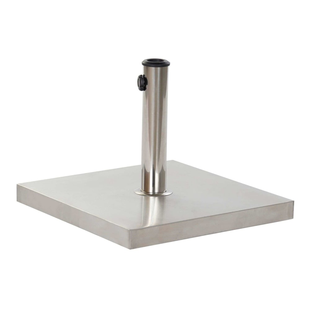 Pied de parasol en acier inoxydable 45x45x35 cm