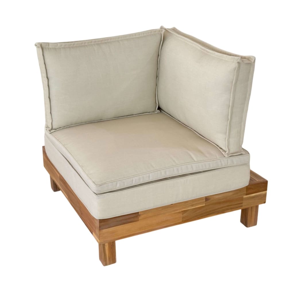 Fauteuil en acacia marron