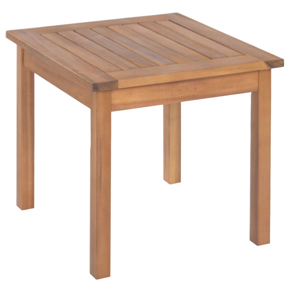 Table basse de jardin en acacia marron 48x48x46 cm