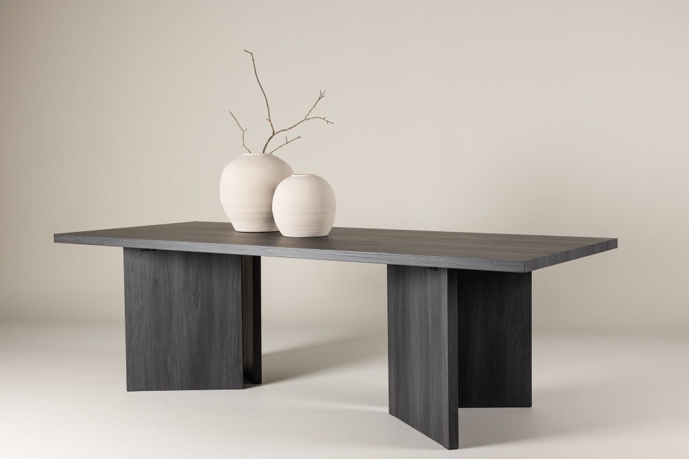Esstisch Bassholmen 240*100cm, Schwarz - Maisons Du Monde